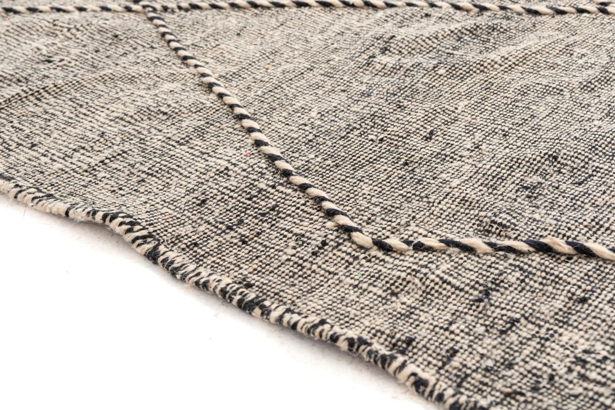 5' 2 x 8' 5 Hand Knotted Moroccan Wool Rug