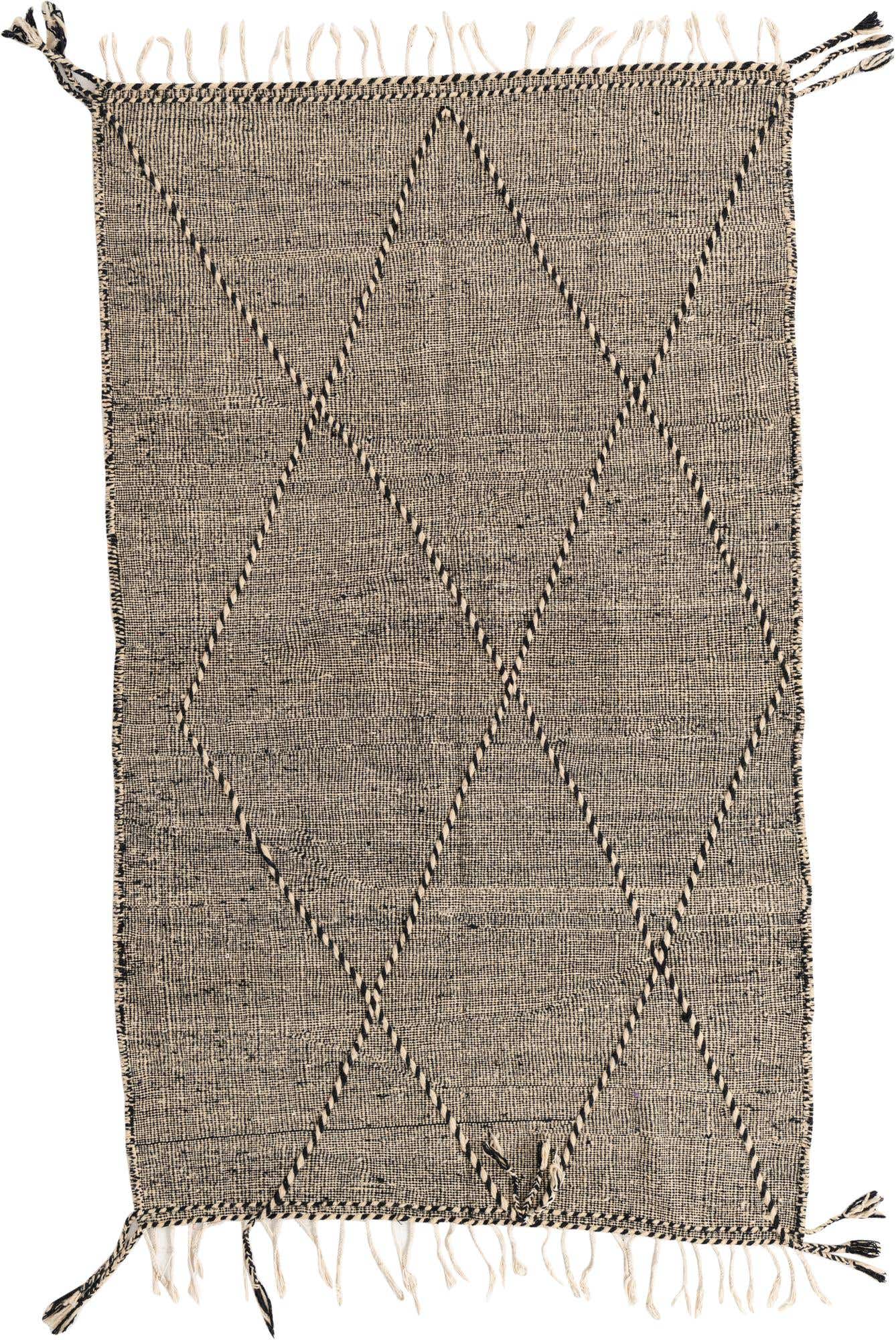 5' 2 x 8' 5 Hand Knotted Moroccan Wool Rug