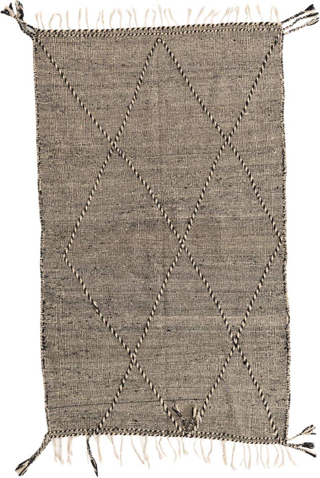 Detail image of 5' 2 x 8' 5 Hand Knotted Moroccan Wool Rug