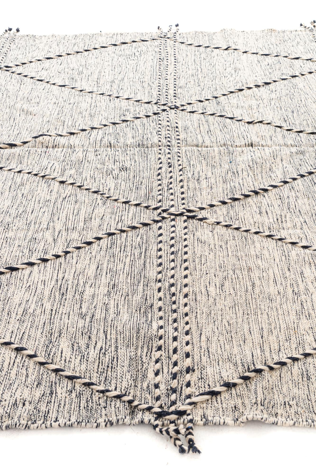 9' x 12' 10 Hand Knotted Moroccan Wool Rug