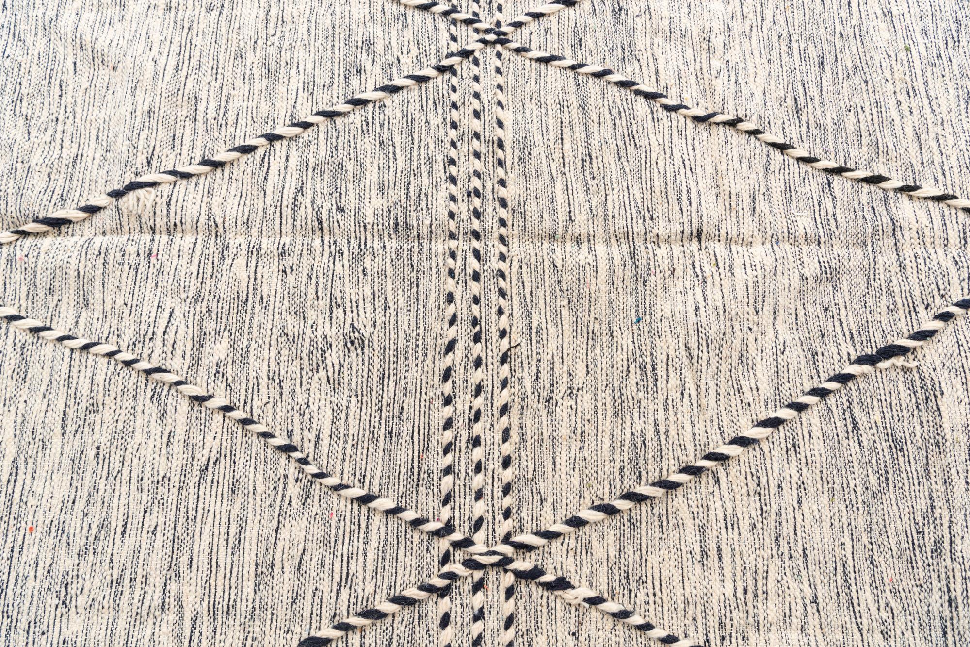 9' x 12' 10 Hand Knotted Moroccan Wool Rug