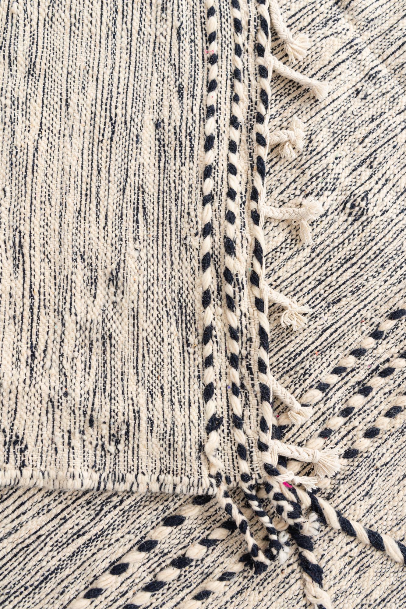 9' x 12' 10 Hand Knotted Moroccan Wool Rug