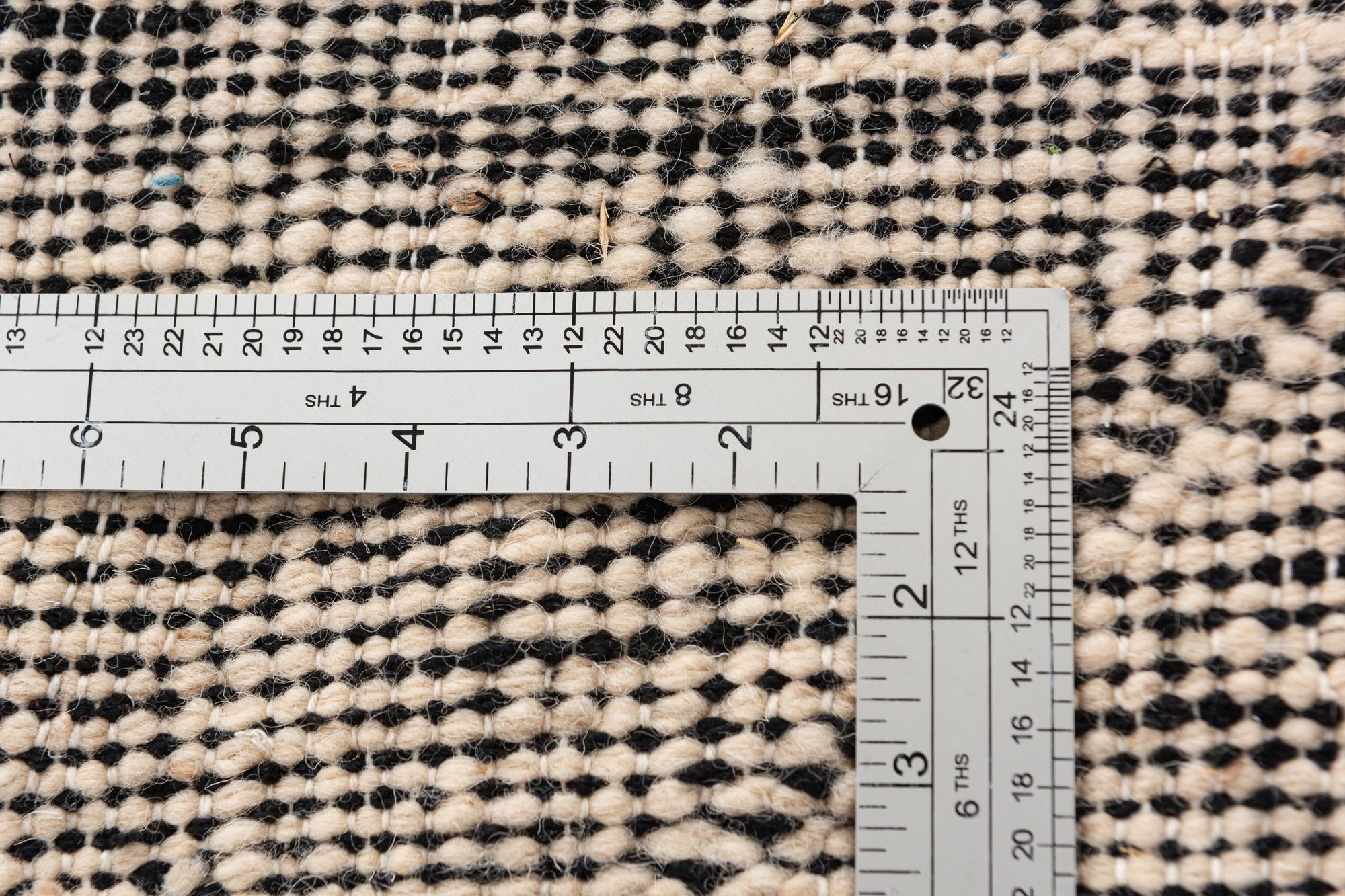 7' 7 x 11' 4 Hand Knotted Moroccan Wool Rug