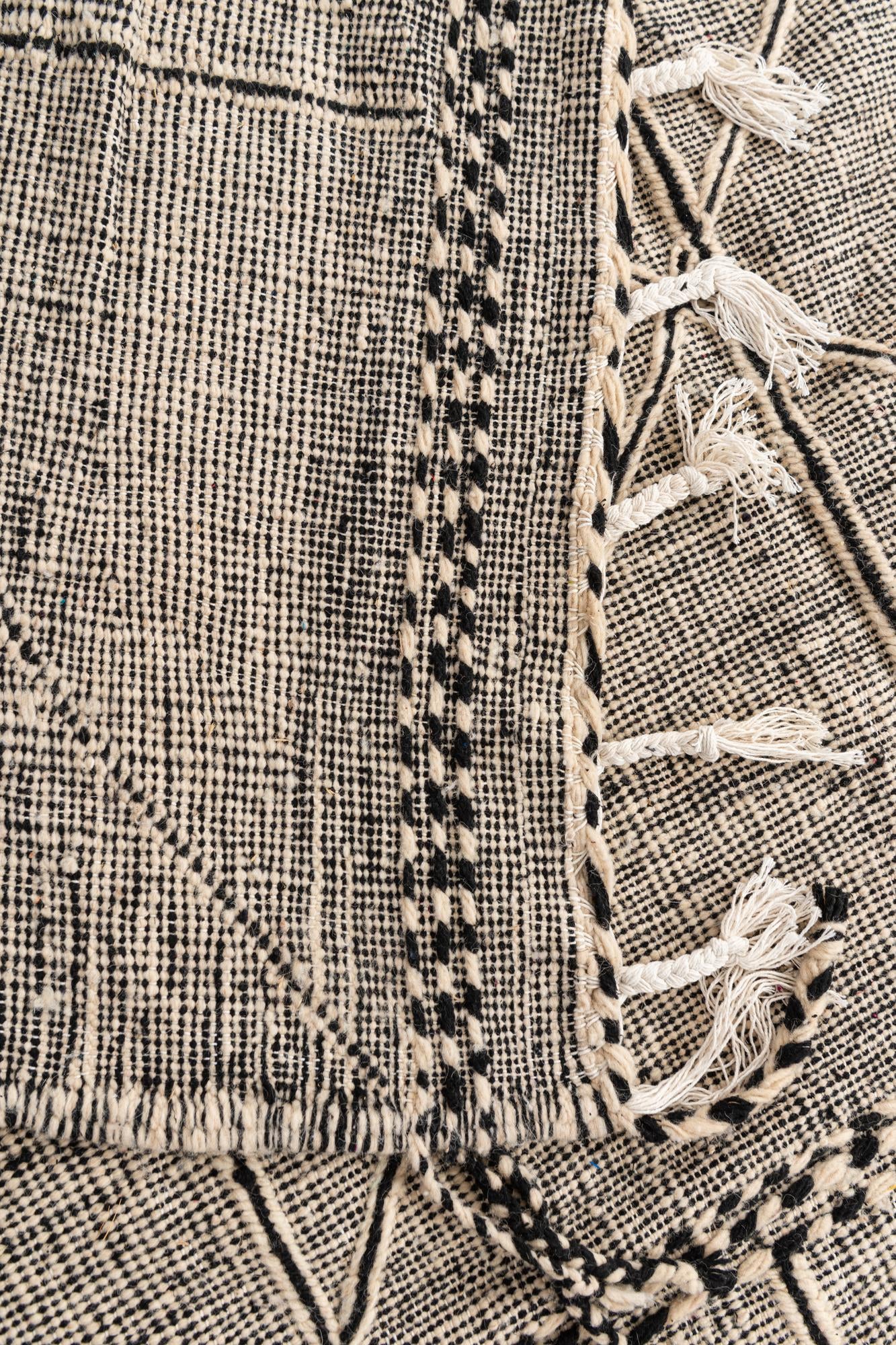7' 7 x 11' 4 Hand Knotted Moroccan Wool Rug