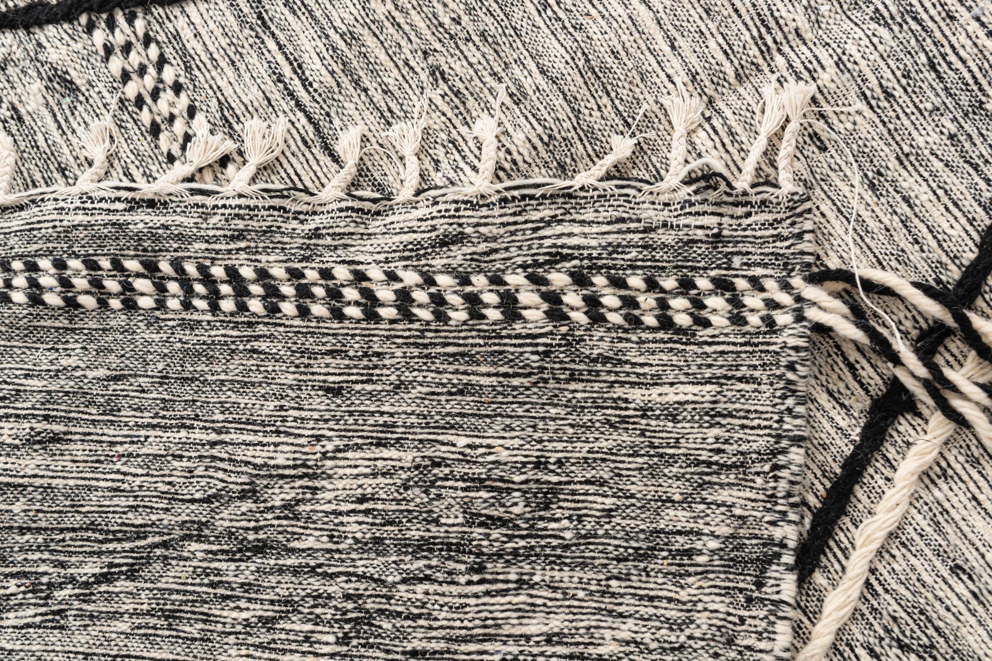 6' 6 x 9' 4 Hand Knotted Moroccan Wool Rug