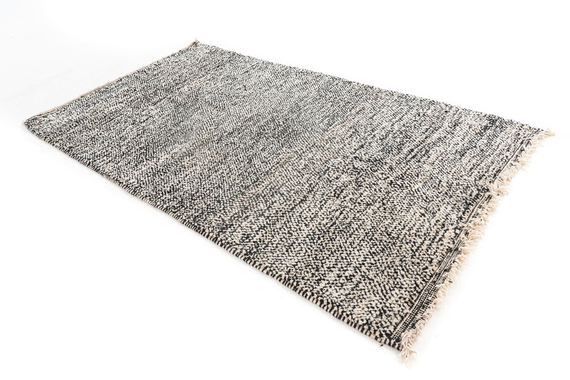 5' 2 x 8' 10 Hand Knotted Moroccan Wool Rug