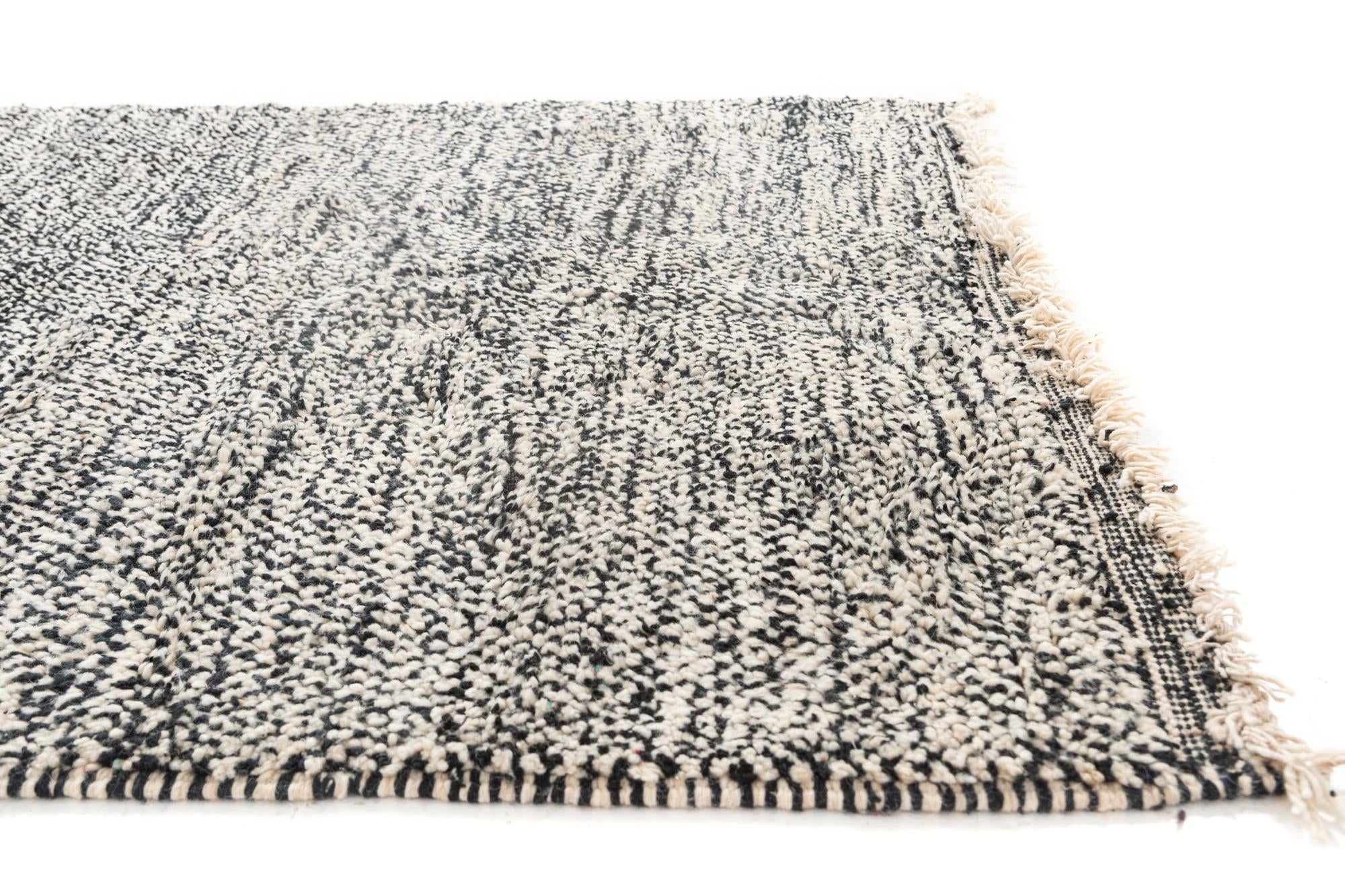 5' 2 x 8' 10 Hand Knotted Moroccan Wool Rug