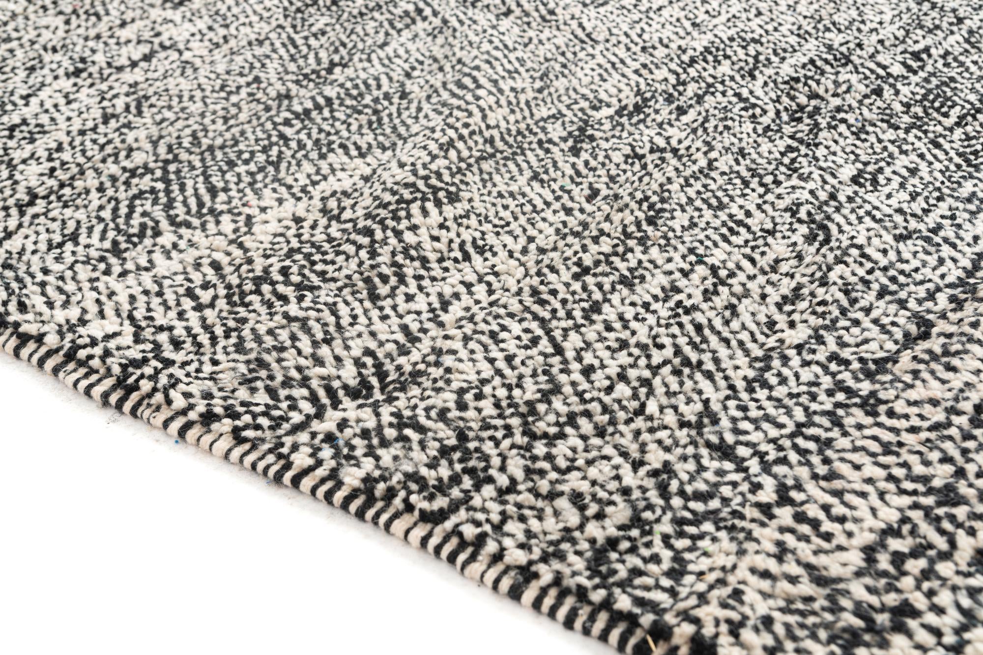 5' 2 x 8' 10 Hand Knotted Moroccan Wool Rug