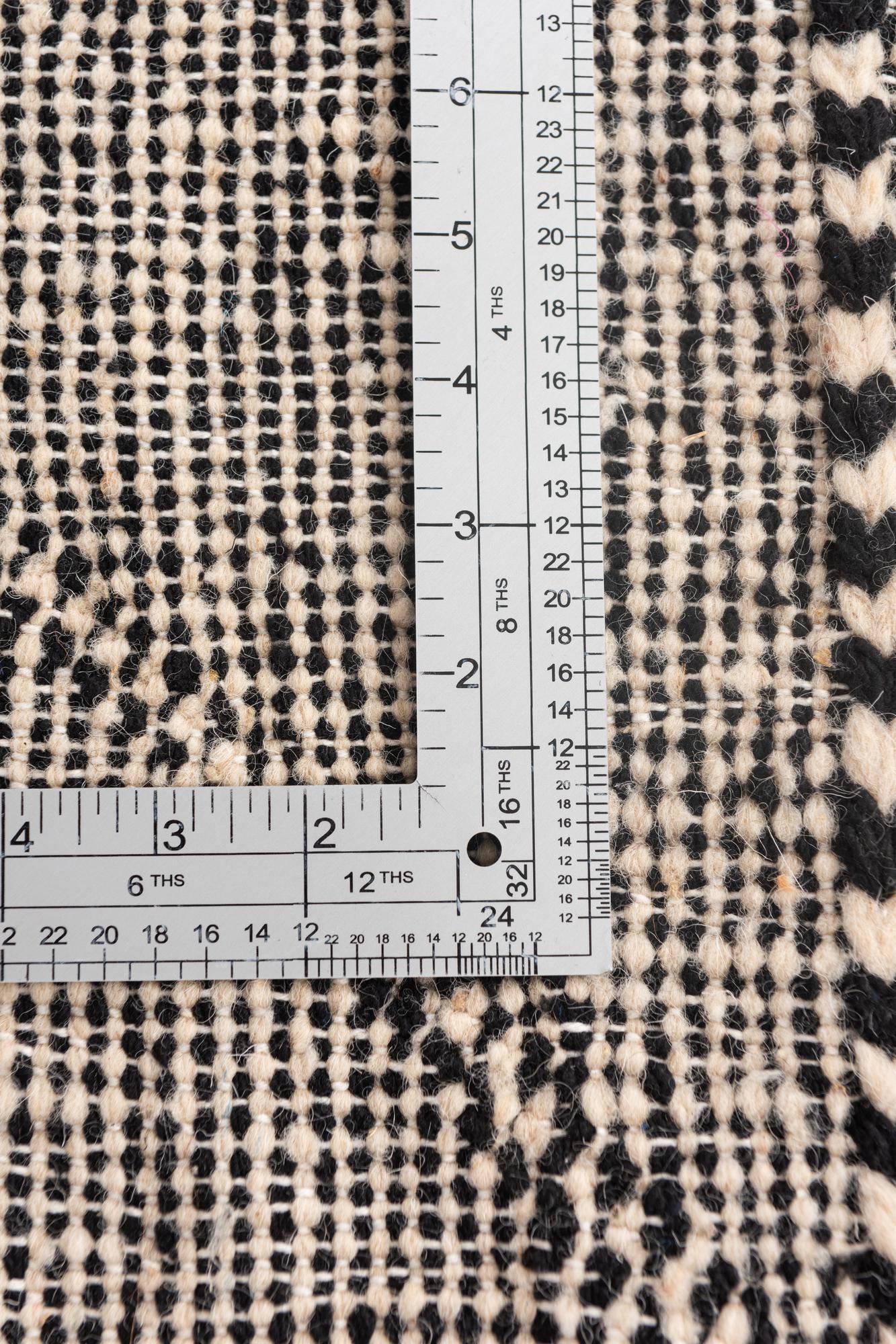 4' 10 x 8' 2 Hand Knotted Moroccan Wool Rug