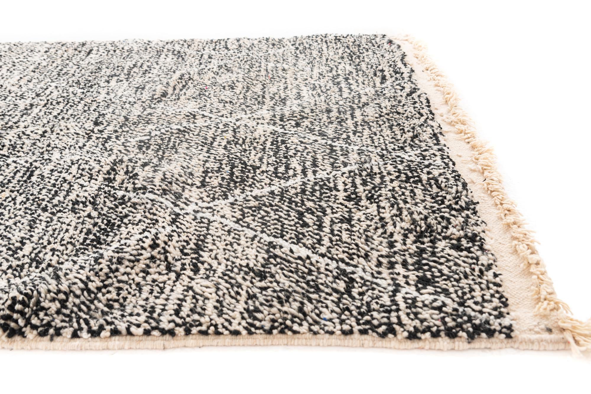 5' 2 x 8' 10 Hand Knotted Moroccan Wool Rug