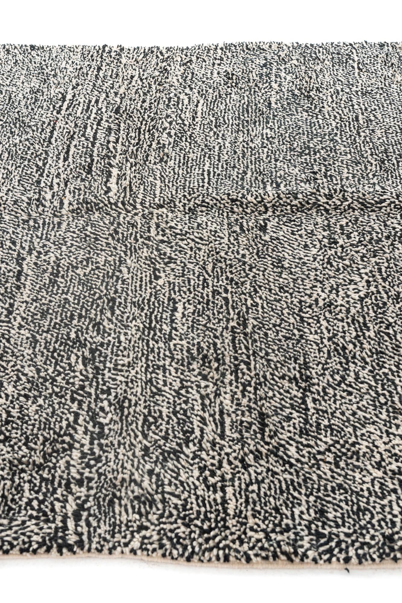 6' 5 x 10' Hand Knotted Moroccan Wool Rug