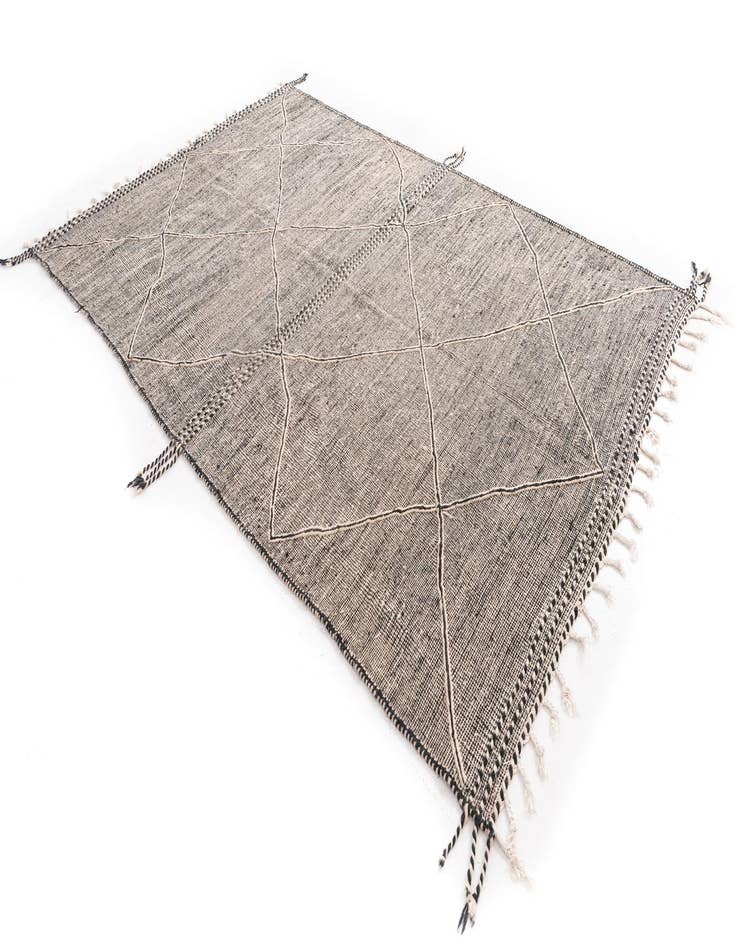 Detail image of 6' 8 x 10' 3  Hand Knotted Moroccan Wool Rug