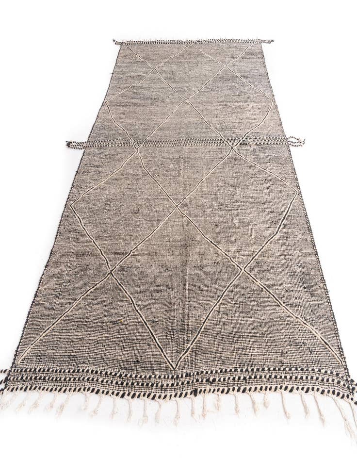 Detail image of 6' 8 x 10' 3  Hand Knotted Moroccan Wool Rug