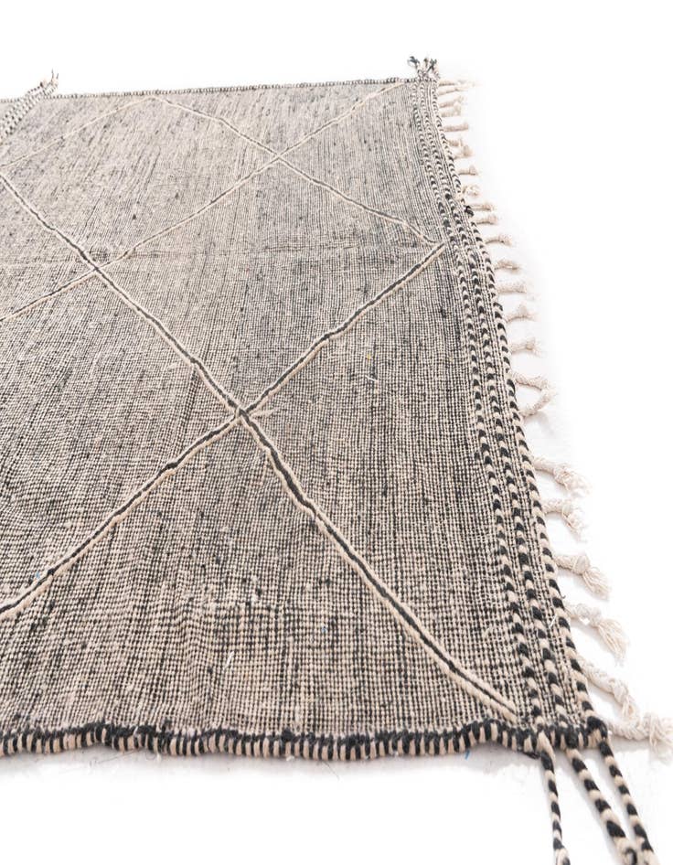 Detail image of 6' 8 x 10' 3  Hand Knotted Moroccan Wool Rug