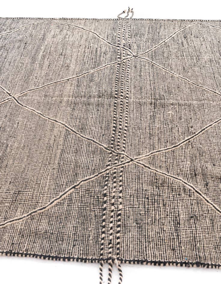 Detail image of 6' 8 x 10' 3  Hand Knotted Moroccan Wool Rug