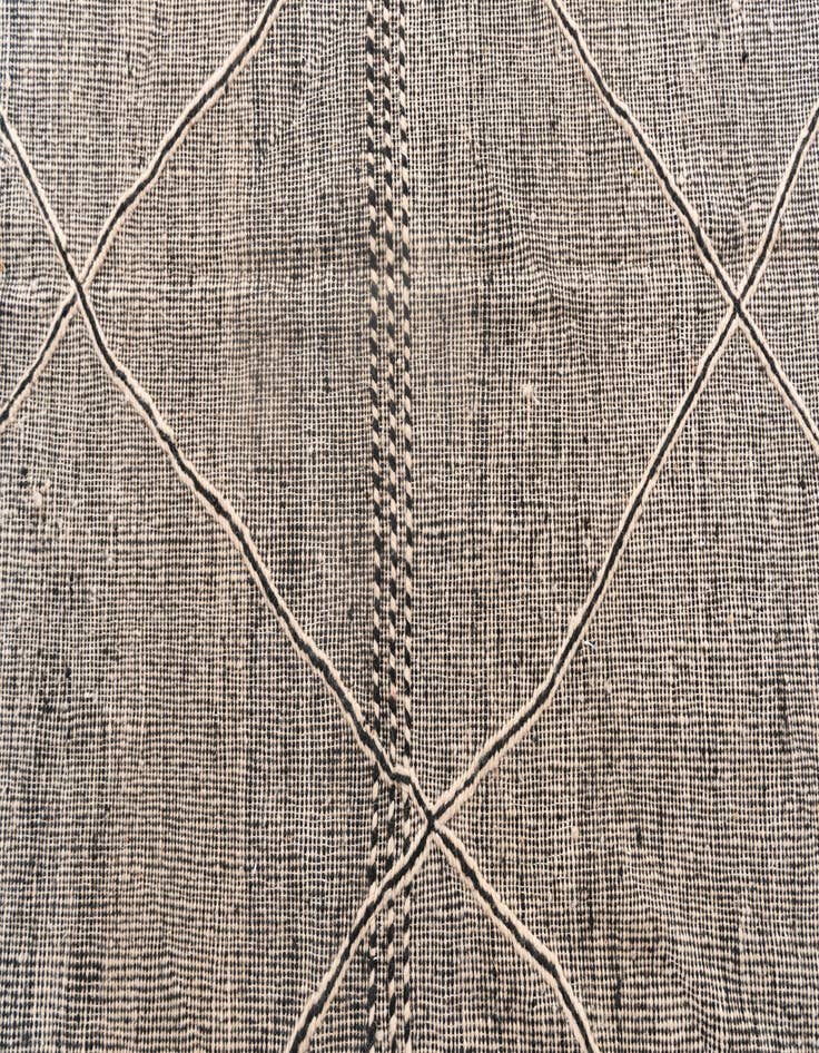 Detail image of 6' 8 x 10' 3  Hand Knotted Moroccan Wool Rug
