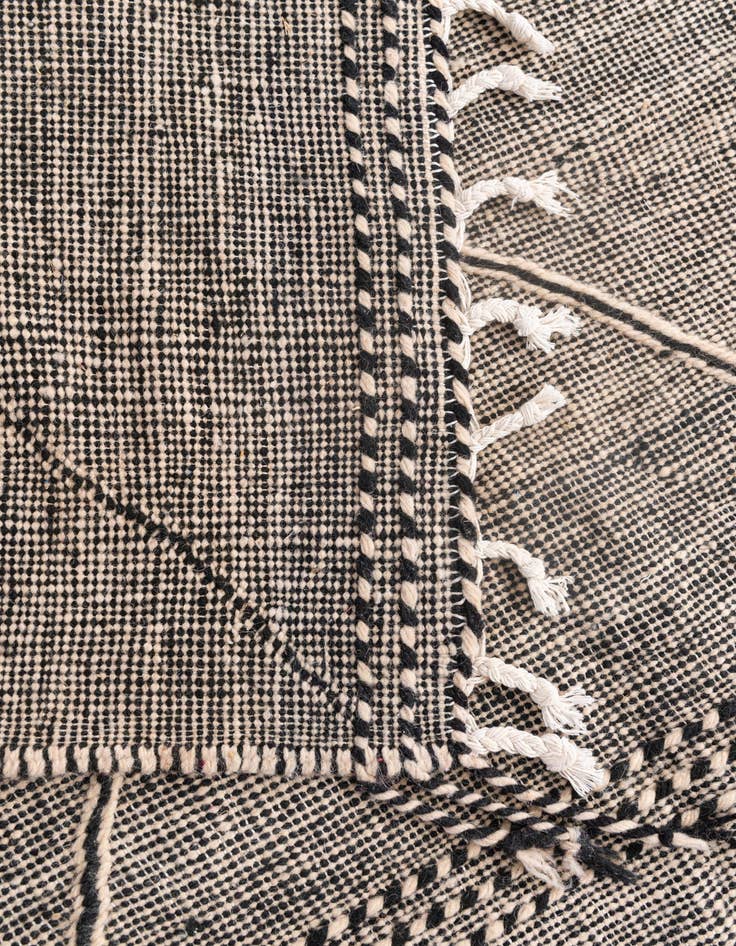 Detail image of 6' 8 x 10' 3  Hand Knotted Moroccan Wool Rug