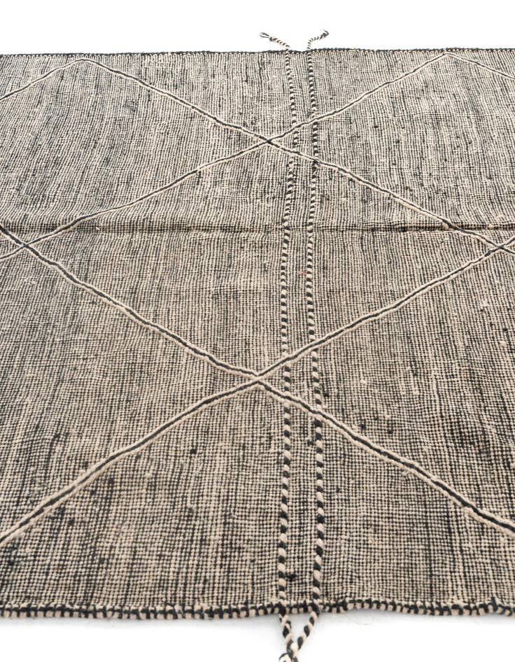 Detail image of 6' 10 x 9' 9  Hand Knotted Moroccan Wool Rug