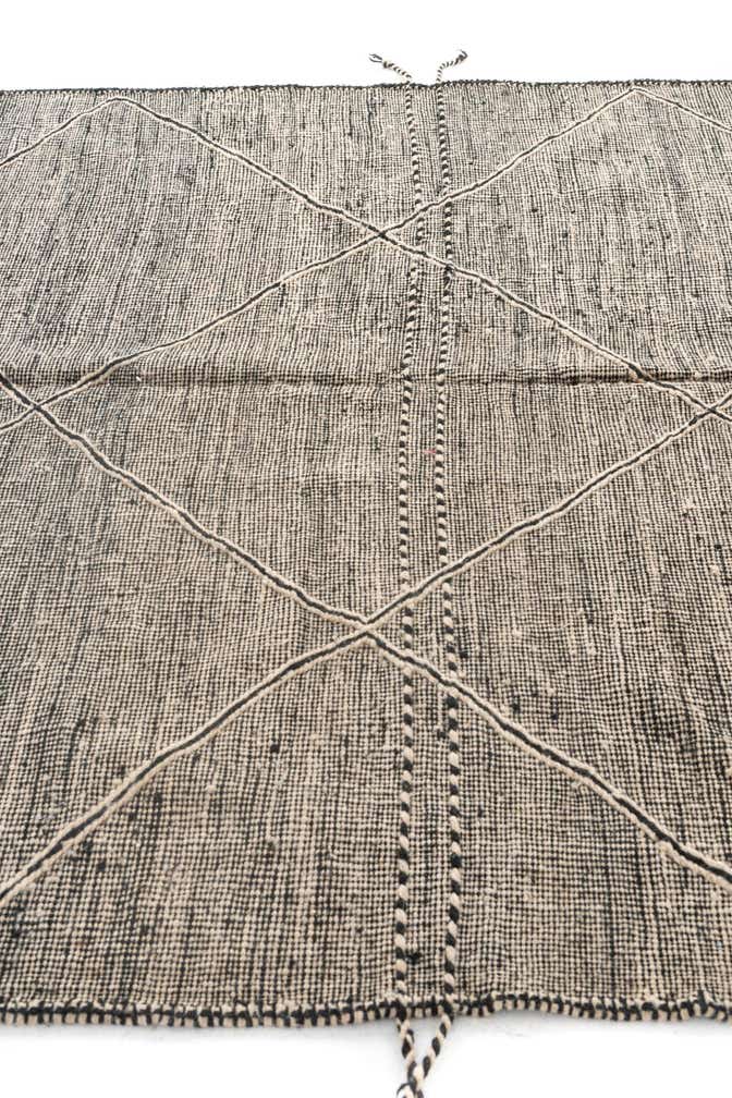 6' 10 x 9' 9 Hand Knotted Moroccan Wool Rug
