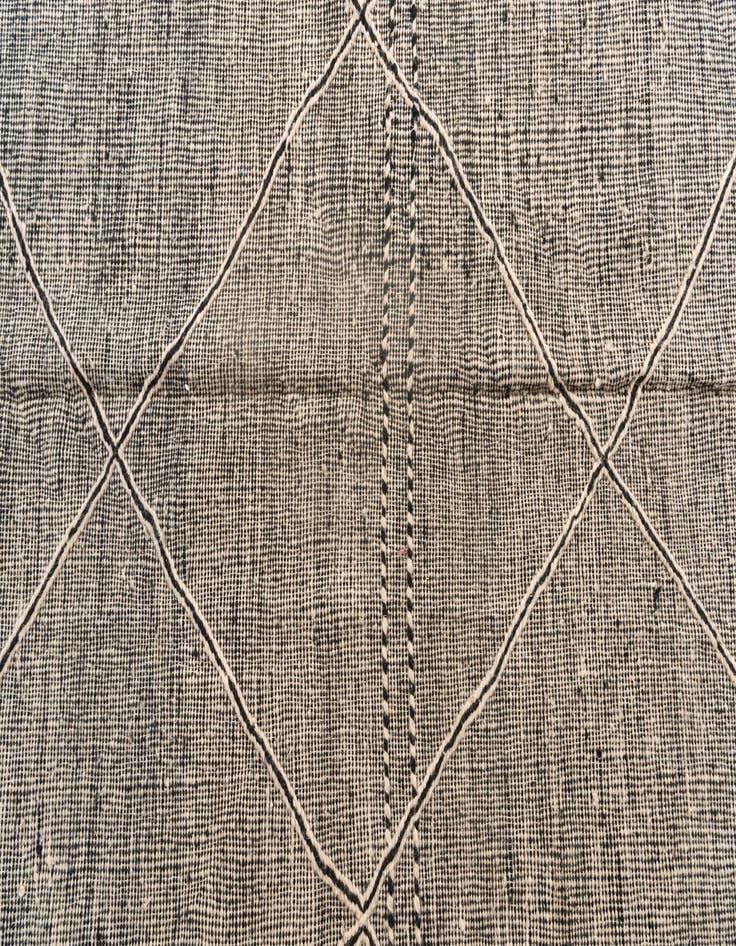 Detail image of 6' 10 x 9' 9  Hand Knotted Moroccan Wool Rug