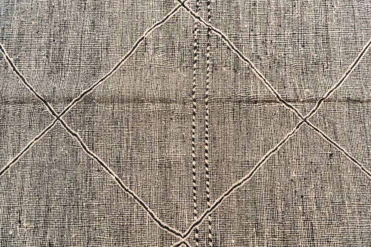 Detail image of 6' 10 x 9' 9 Hand Knotted Moroccan Wool Rug