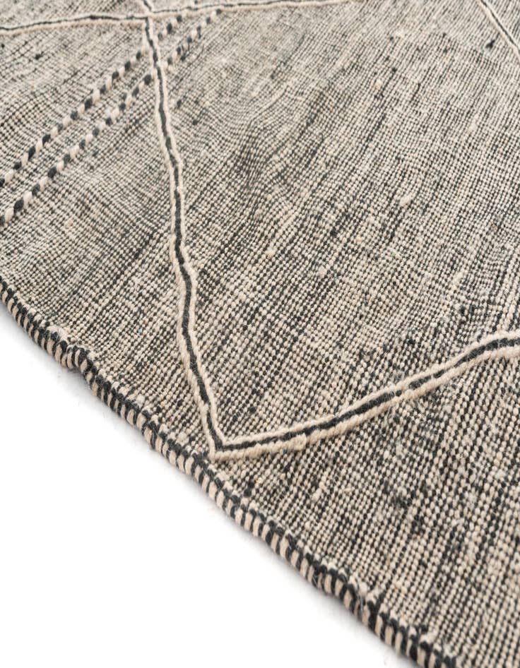 Detail image of 6' 10 x 9' 9  Hand Knotted Moroccan Wool Rug