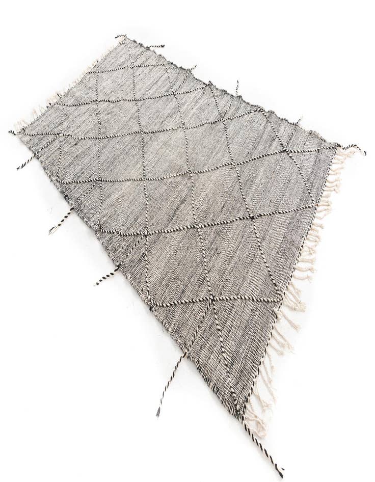 Detail image of 4' 10 x 8' 2  Hand Knotted Moroccan Wool Rug