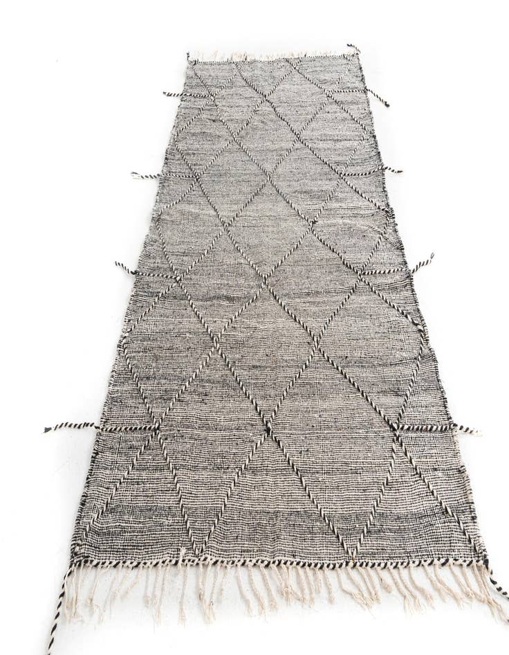 Detail image of 4' 10 x 8' 2  Hand Knotted Moroccan Wool Rug