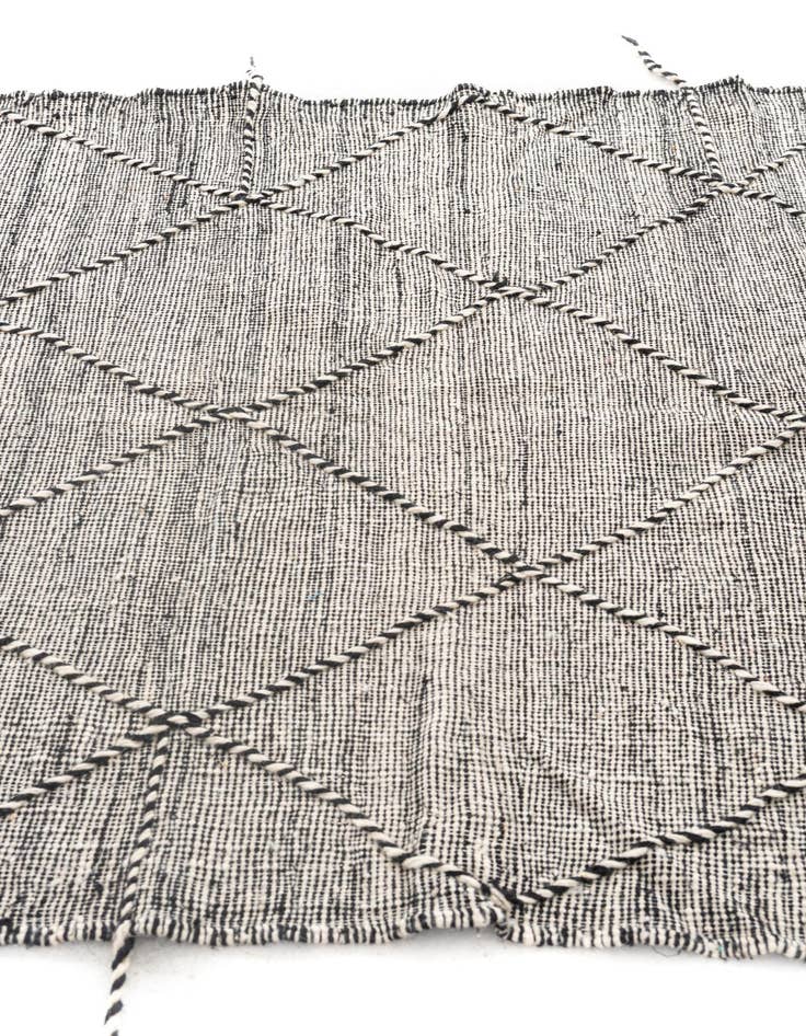 Detail image of 4' 10 x 8' 2  Hand Knotted Moroccan Wool Rug