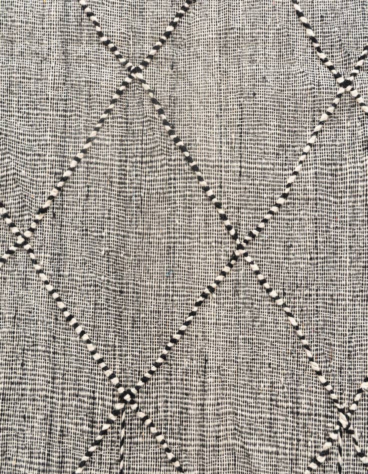 Detail image of 4' 10 x 8' 2  Hand Knotted Moroccan Wool Rug