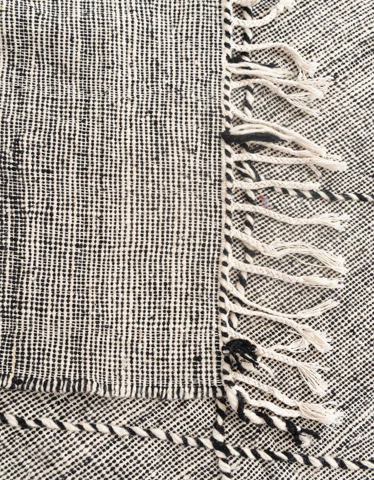 Detail image of 4' 10 x 8' 2  Hand Knotted Moroccan Wool Rug