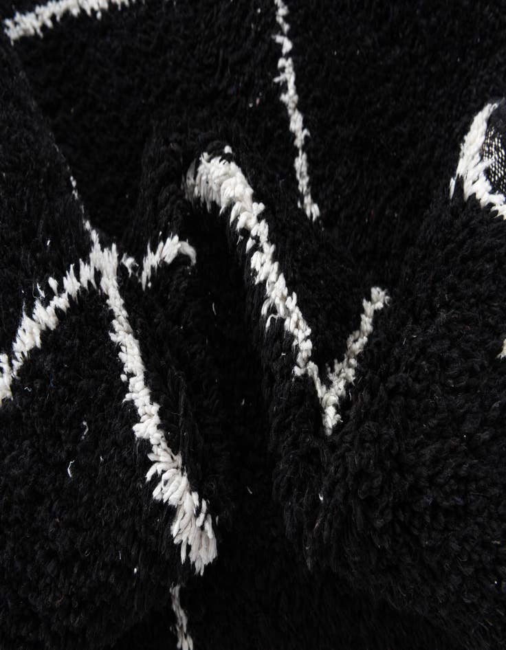 Detail image of 5' 4 x 8' 10  Hand Knotted Moroccan Wool Rug