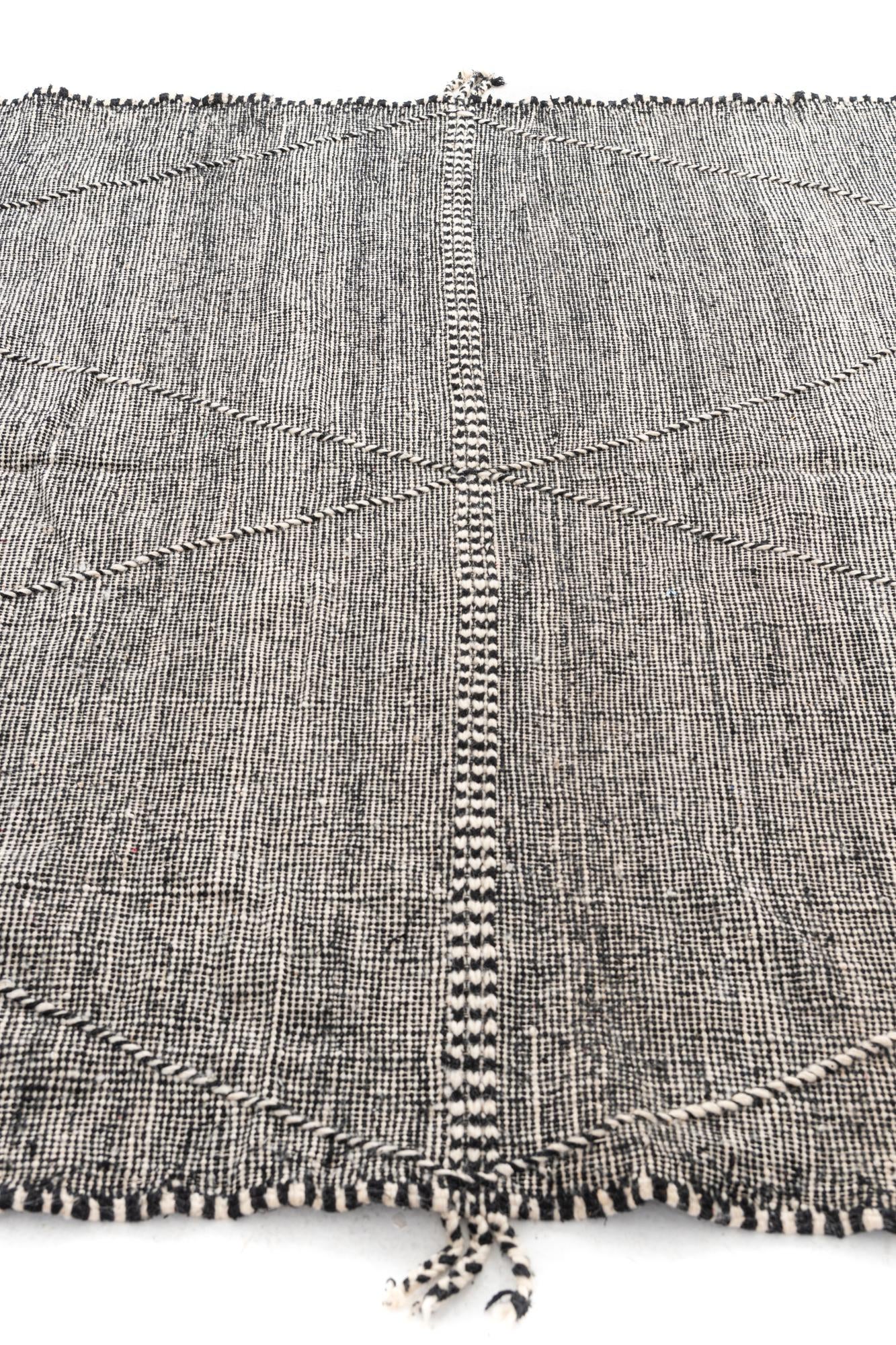 6' 7 x 10' 3 Hand Knotted Moroccan Wool Rug