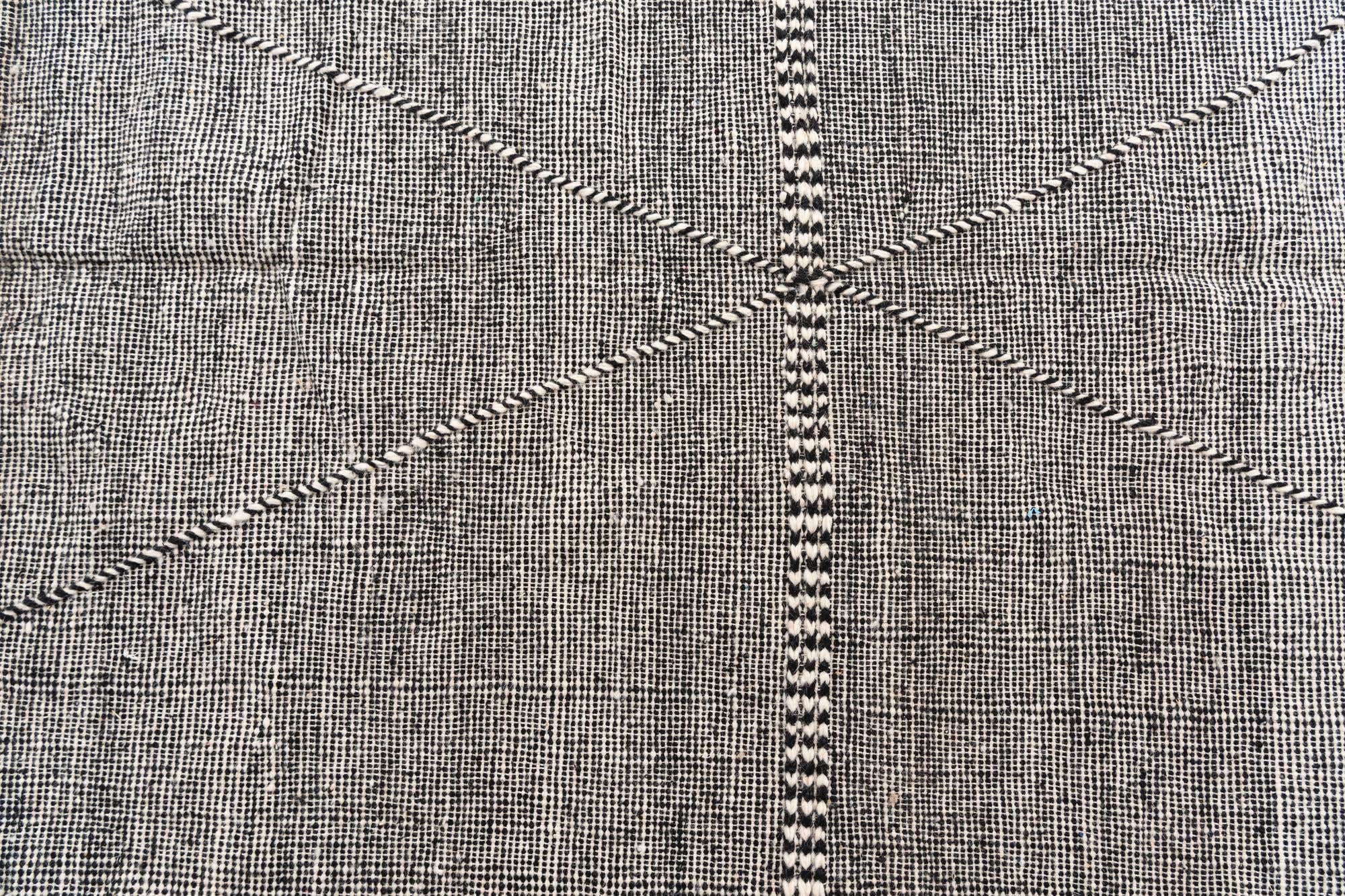 6' 7 x 10' 3 Hand Knotted Moroccan Wool Rug