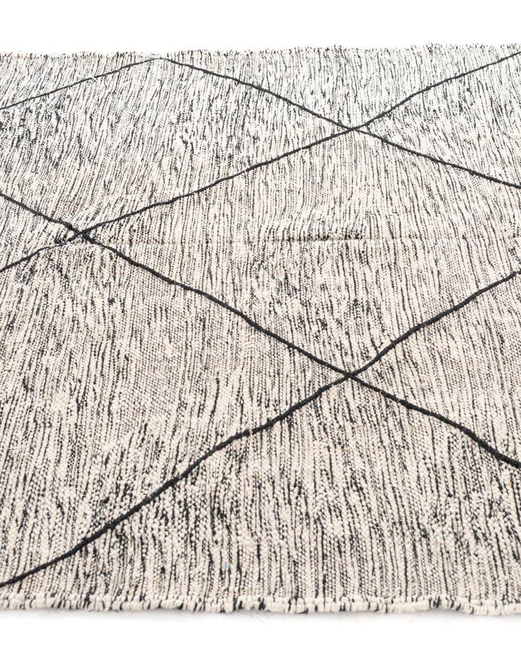 Detail image of 6' 4 x 9' 8  Hand Knotted Moroccan Wool Rug
