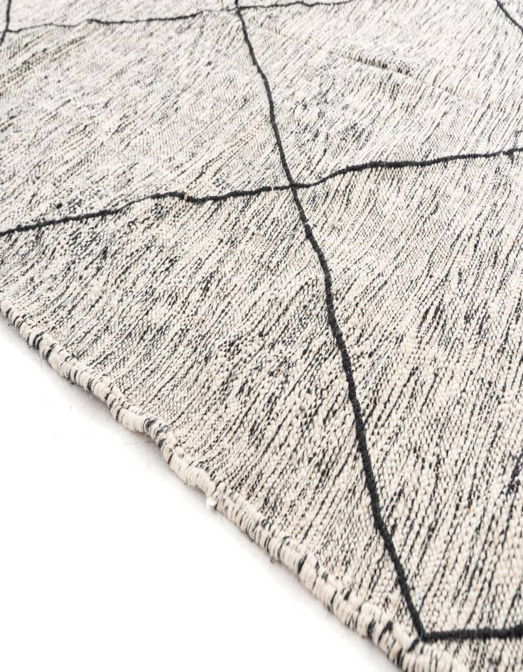 Detail image of 6' 4 x 9' 8  Hand Knotted Moroccan Wool Rug