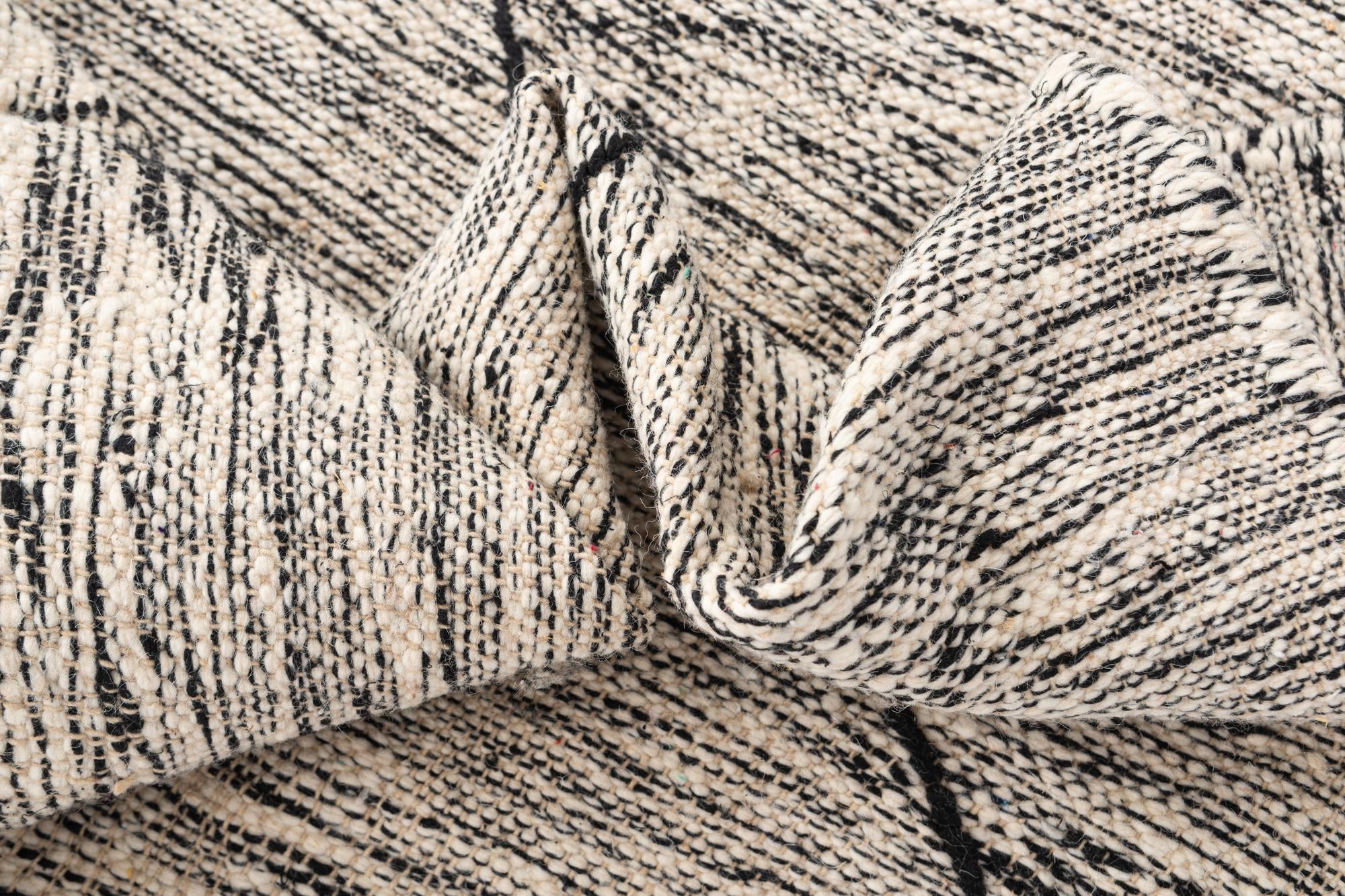 6' 4 x 9' 8 Hand Knotted Moroccan Wool Rug