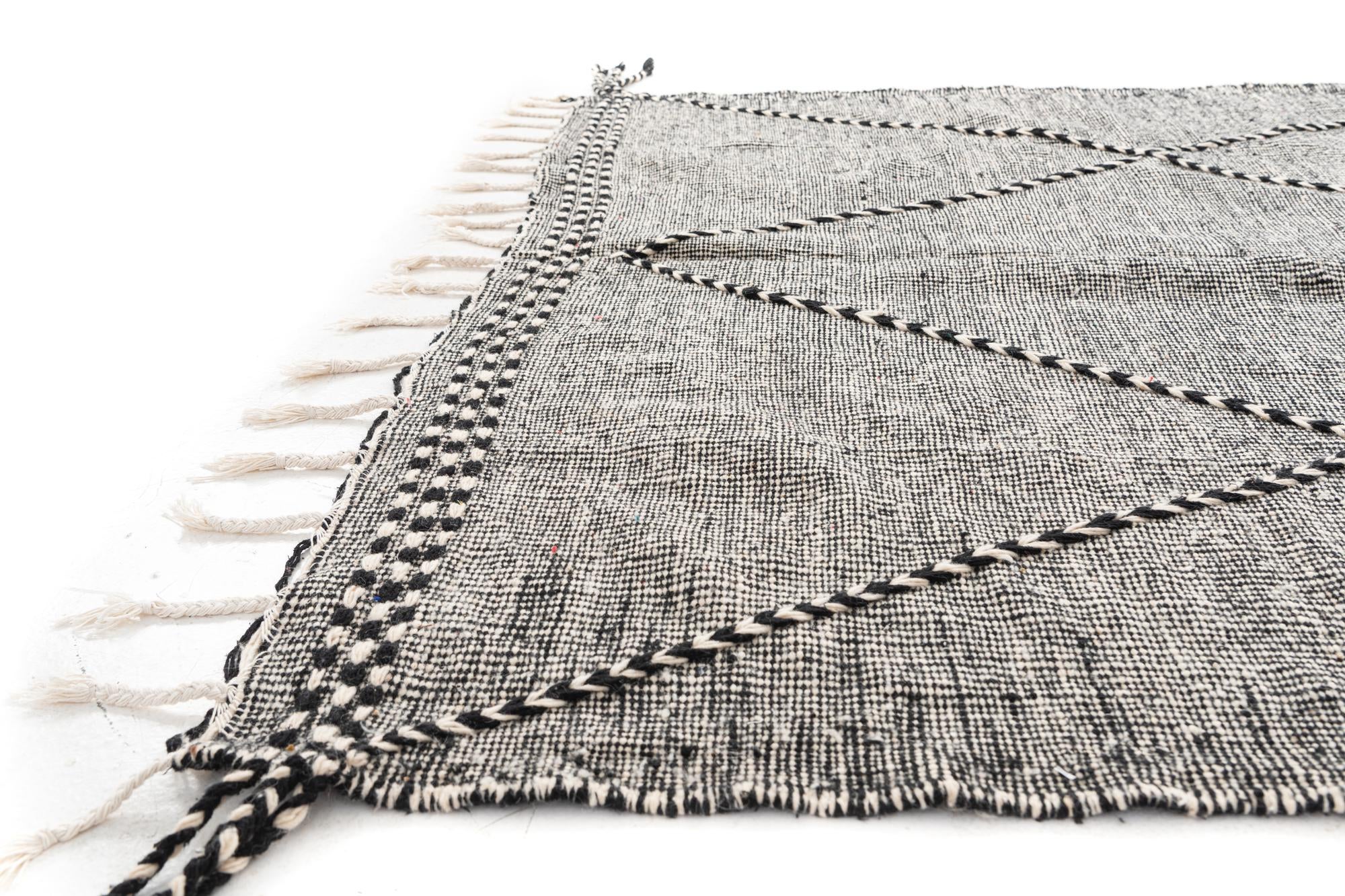 7' 3 x 11' Hand Knotted Moroccan Wool Rug