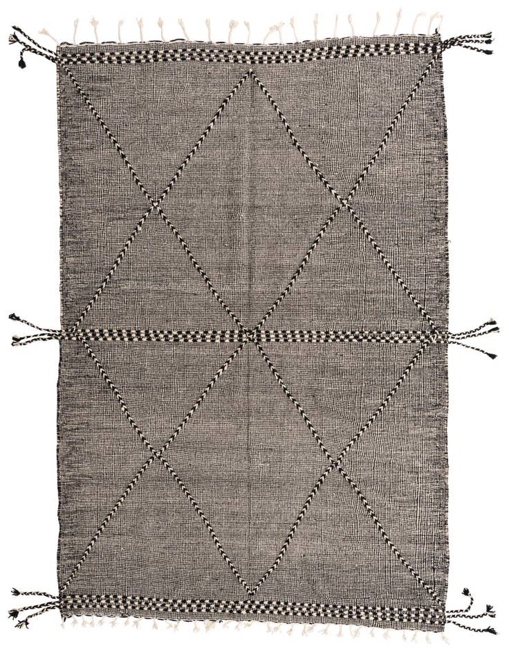 Detail image of 7' 3 x 11' Hand Knotted Moroccan Wool Rug