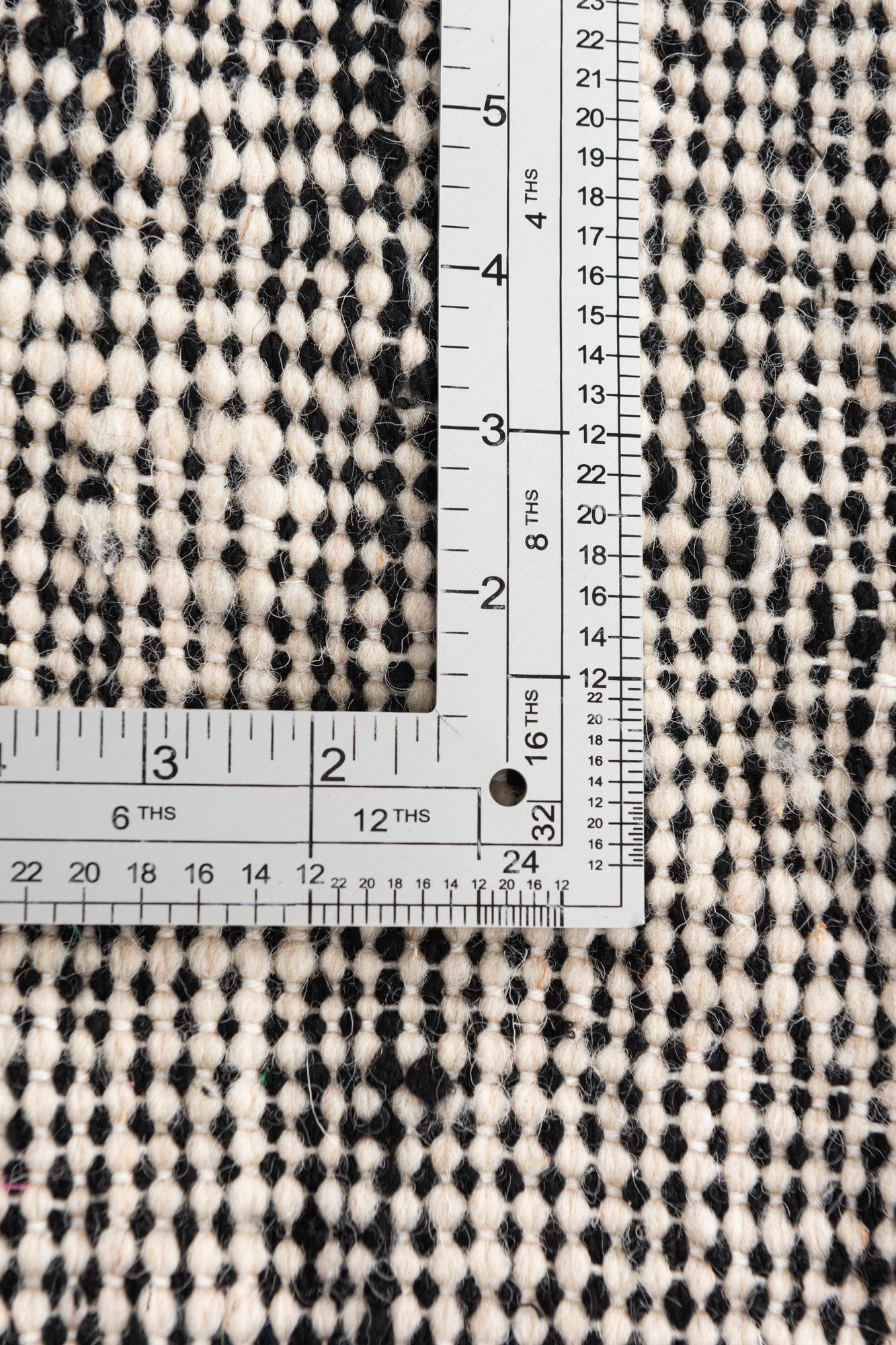 6' 4 x 10' 2 Hand Knotted Moroccan Wool Rug