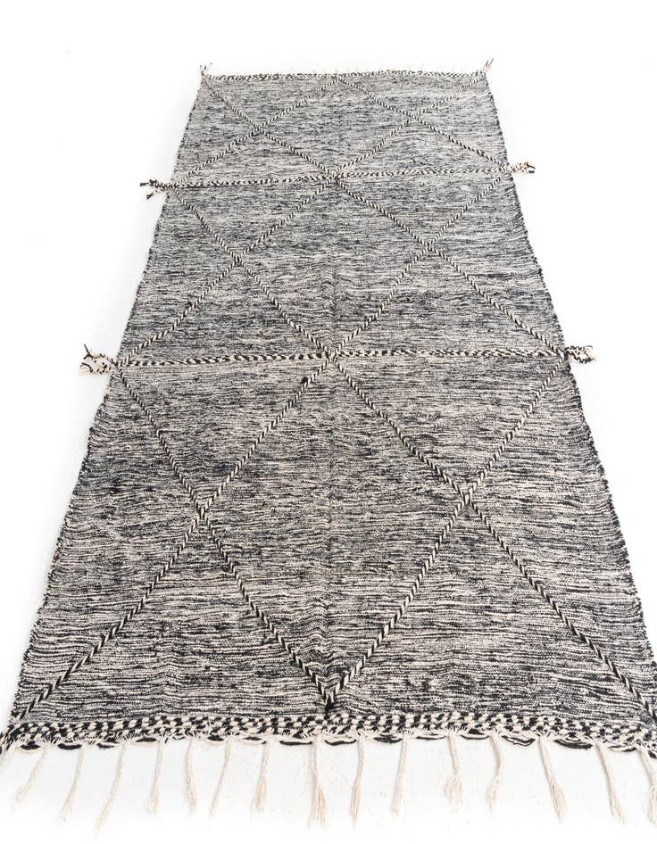 Detail image of 6' 6 x 9' 6  Hand Knotted Moroccan Wool Rug