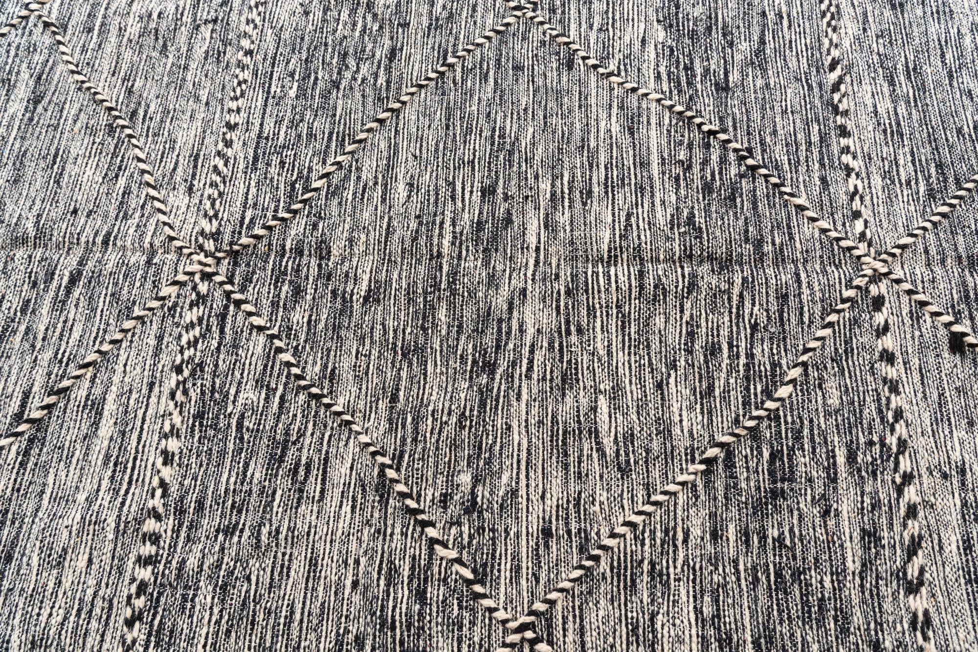 6' 6 x 9' 6 Hand Knotted Moroccan Wool Rug