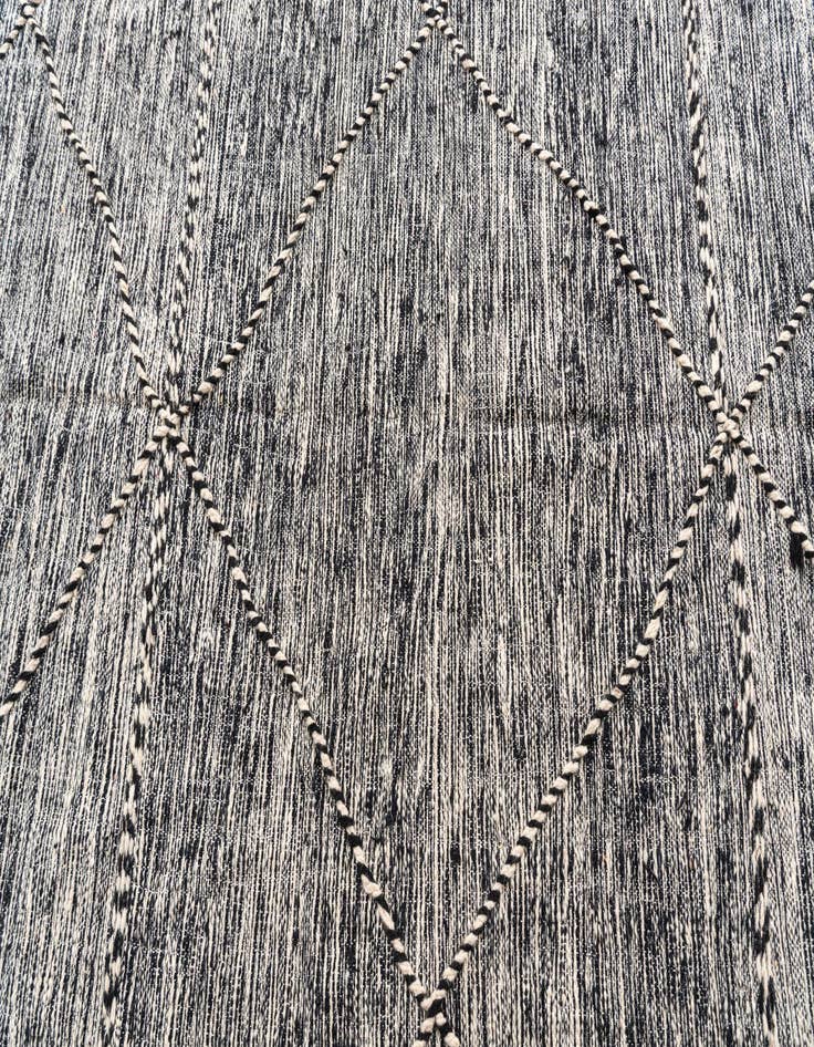 Detail image of 6' 6 x 9' 6  Hand Knotted Moroccan Wool Rug