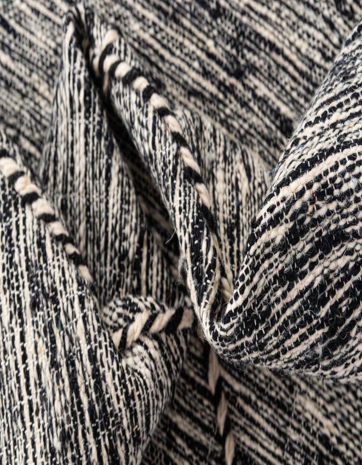 Detail image of 6' 6 x 9' 6  Hand Knotted Moroccan Wool Rug