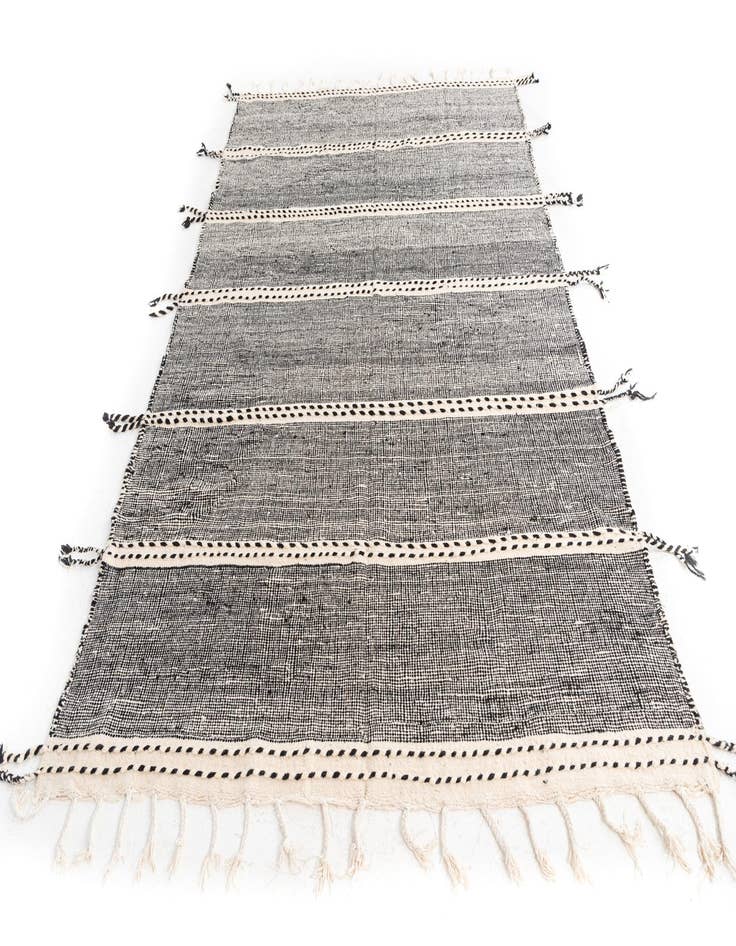 Detail image of 6' 2 x 9' 7  Hand Knotted Moroccan Wool Rug