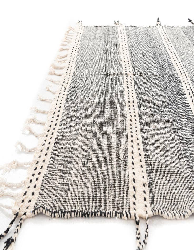 Detail image of 6' 2 x 9' 7  Hand Knotted Moroccan Wool Rug