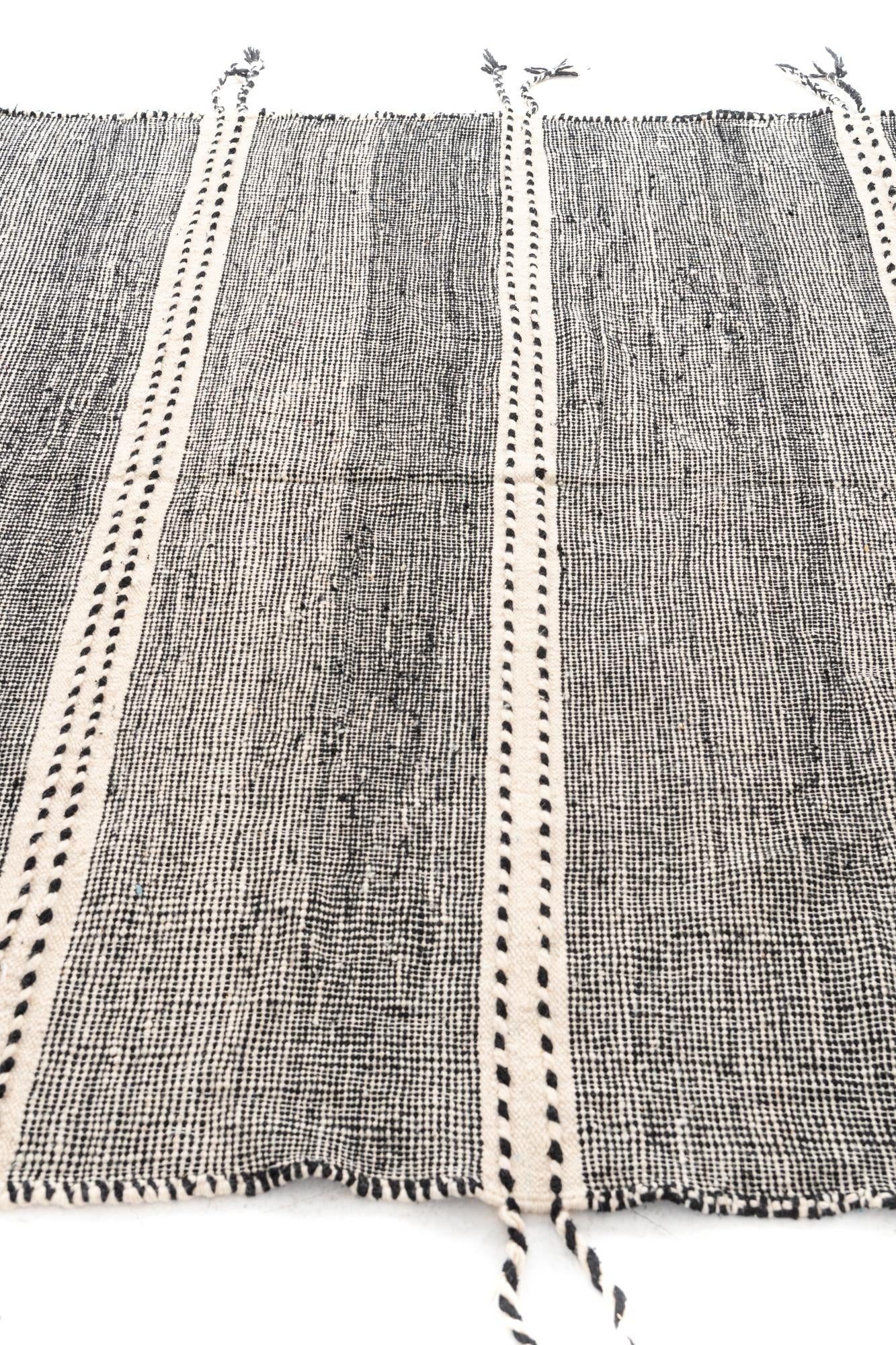 6' 2 x 9' 7 Hand Knotted Moroccan Wool Rug