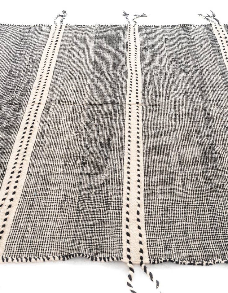 Detail image of 6' 2 x 9' 7  Hand Knotted Moroccan Wool Rug