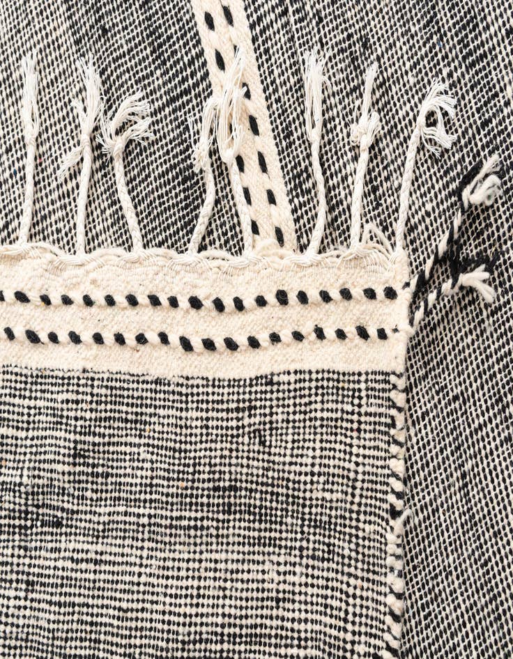 Detail image of 6' 2 x 9' 7  Hand Knotted Moroccan Wool Rug