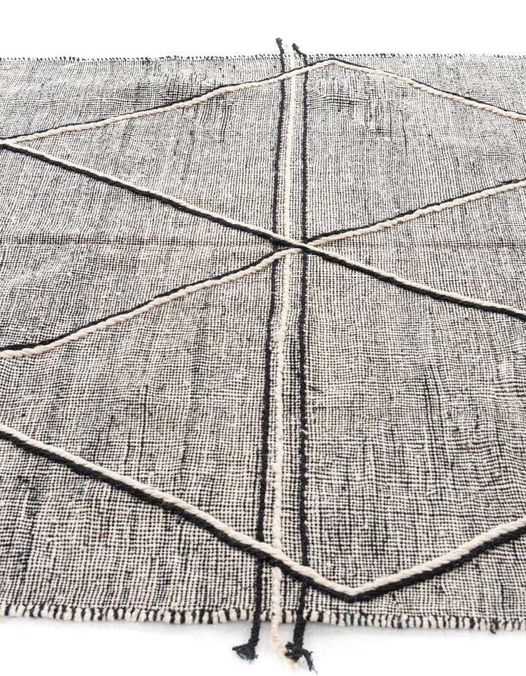 Detail image of 6' 6 x 9' 9 Hand Knotted Moroccan Wool Rug